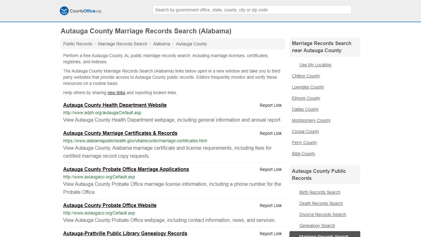 Marriage Records Search - Autauga County, AL (Marriage ...