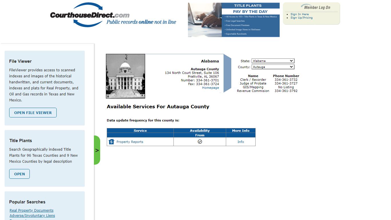Search Autauga County Public Property Records Online ...